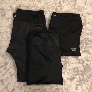Black Work out leggings Large